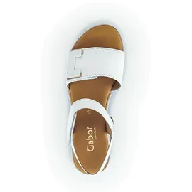 Gabor comfort Sandalette in weiss/gold | Gr.: 4,5