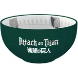 ABYstyle Attack On Titan Attack On Titan Emblem None Schale grün Keramik Anime, Fan-Merch, TV-Serien