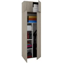 VCM Holz Besenschrank Staubsauger Putzschrank Vandol 70 x 40 x 0 cm Braun