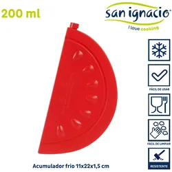 San Ignacio LEKNES - Kühlblock Gefrierakkumulator 200ml Wassermelone