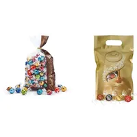 Lindt Schokolade LINDOR Mischung | 1371 g | Ca.109 Kugeln: Milch & LINDOR Schokoladen Kugeln Klassische Mischung | ca. 80 Schokoladen Kugeln (Vollmilch, Weiß, Dunkel 60%, Haselnuss) | Großpackung, 1kg