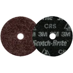 3M Scotch-Brite Präzisions-Vliesscheibe für höchste Anforderungen, HD-DH, Coarse 120+, 102 mm x 16 mm mit Zentrierung