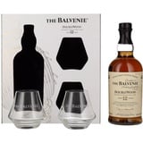 THE BALVENIE Balvenie 12 Years Old Double Wood 40% Vol. 0,7l in Geschenkbox mit 2 Gläsern