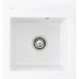 Villeroy & Boch Subway 45 XS weiß alpin + Handbetätigung + Lochbohrungen
