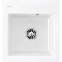 Villeroy & Boch Subway 45 XS weiß alpin + Handbetätigung + Lochbohrungen