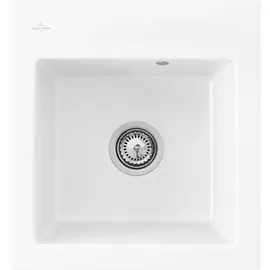 Villeroy & Boch Subway 45 XS weiß alpin + Handbetätigung + Lochbohrungen