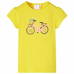 Kinder-T-Shirt Gelb 140