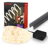 Briloner Pimp your Panel LED-Band Starterset 2,6 m Warmweiß