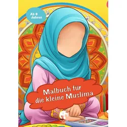 Malbuch für die kleine Muslima