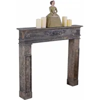 Palazzo Kaminumrandung Shabby Chic Kaminkonsole Holzkamin Vintage Kamin awc063