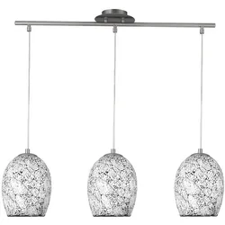 Searchlight 8069-3WH Crackle Hängelampe 3xE27