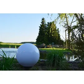 ChiliTec Wegeleuchte CT-GL30cm, Kunststoff, weiß, mit E27-Fassung, 230V, für außen, 30 cm