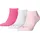 Puma Sneakersocken 3er Pack Pink 35-38