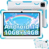 2024 Kinder Tablet 10 Zoll, Kids Tablet Android 14 Octa-Core ,10GB RAM + 64GB RO