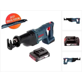 Bosch GSA 18V-LI ohne Akku + 1 x 2,0 Ah