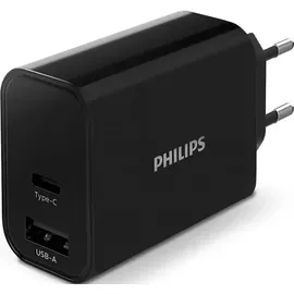 Philips DLP2621/12 Ladegerät für mobile Geräte Universal Black power adapter - USB 24 pin USB-C - 30 Watt