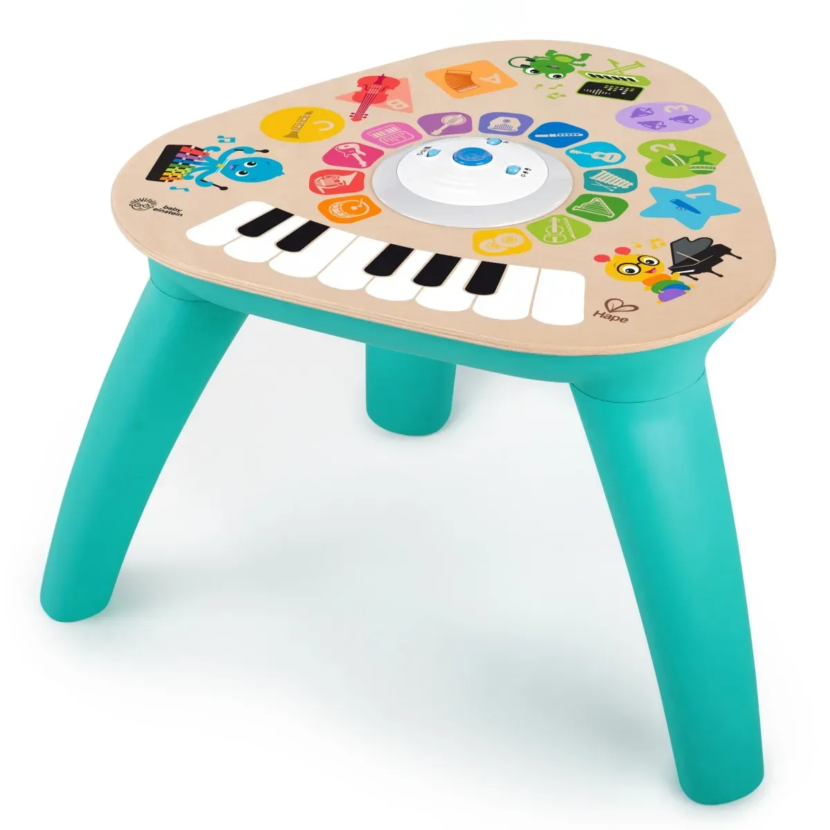 Baby Einstein Magischer Musiktisch Musikspielzeug - 32,5 x 46,2 x 55,9 cm, mehrfarbig, FSC-Holz, Kunststoff - 22 Instrumente, 3 Lernmodi