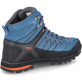 CMP Moon Mid WP Walking Shoe, DEEP Lake-Antracite, 44