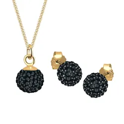 Elli 925 Sterling Silber Kristalle Schmuck-Set   Damen 
