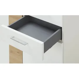 Uno Nino 80 x 106 x 38 cm 2 Schubladen weiß matt / weiß