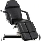 deluke Kosmetikliege SOEST hydraulisch 64x185x125cm, Kunstleder, Schwarz Massageliege Tattooliege
