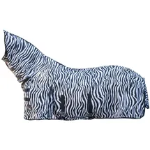 HKM Fliegendecke mit Halsteil Zebra mit Bauchlatz, M