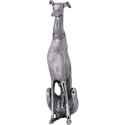 Skulptur Wohnling Silberfarben