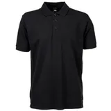 Tee Jays Luxus Piqué schwarz S