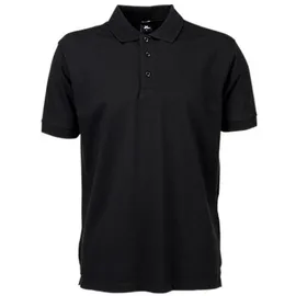 Tee Jays Luxus Piqué schwarz S
