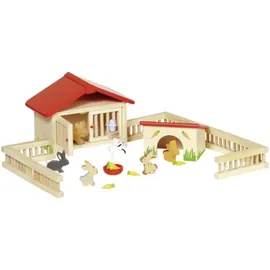 GoKi Hasenstall mit Inhalt