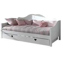 58 aufm Kessel KOJENBETT Kamila 212x95x98 aus MDF in Weiß | Gr.: onesize