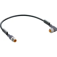 Belden 43776-1 Sensor-/Aktor-Steckverbinder, konfektioniert M12 Stecker, gerade, Buchse, gewinkelt