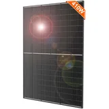 DOKIO Solarpanel 400W Monokristallin Hohe Umwandlungseffizienz Robuste Langlebig 25 Jahre Garantie