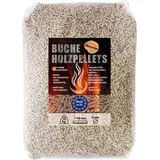 FLAMEUP Pellets 15 kg Holz Buche grau