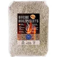 FLAMEUP Pellets 15 kg Holz Buche grau