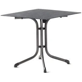 Sieger Klapptisch 80 x 80 x 73 cm eisengrau/schiefer anthrazit