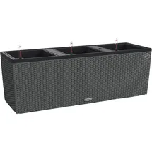 LECHUZA Trio Cottage 30 Komplettset 100 x 32 x 34 cm granit
