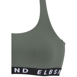 ELBSAND Bustier-Bikini, Damen oliv, Gr.34 Cup A/B,