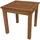 TPFGarden Beistelltisch 40 x 40 x 40 cm Braun