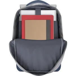 RivaCase® Rivacase 7562 Grau / Dunkelblau Notebookrucksack bis 15.6