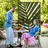 Outsunny Garten-Paravent 122 x 45 x 198 cm Schwarz Stahl 1 St.