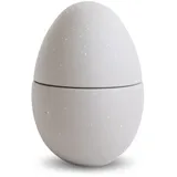 Cooee Design Bonbonniere aus Keramik in der Farbe Sand-Shell Handgefertigt, Maße: 10cm x 10cm x 18cm, HI-056-02-SA