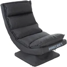 Phoenix Loungesessel Minecraft Polyester 59 x 83 x 59 cm Grau mit verstellbarer Rückenlehne