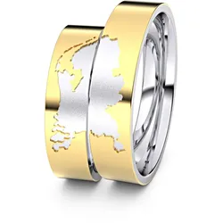 Trauringe Niederlande 585er Gelb-/Weiflgold - 4099