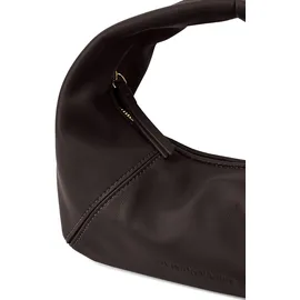 LES VISIONNAIRES Greta Schultertasche Leder 20 cm braun