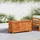 vidaXL Gartenbox 113 x 50 x 56 cm Massivholz braun