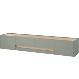 Home Affaire City/Giron Lowboard 220 cm Grün Holz
