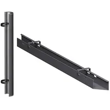 Geramöbel Flex Kabelwannen-Set 160,0 cm grau