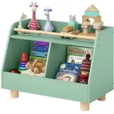 bellabino Kinderregal Belly 52 x 38 x 72 cm Kiefer grün