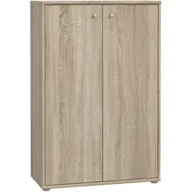 Forte Kommode TEMPRA 2 73,7 x 111,1 x 34,8 cm Sonoma Eiche / Beige